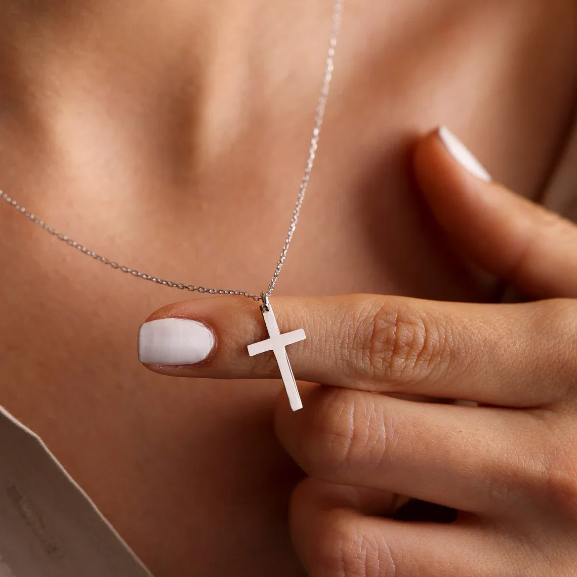 Stainless Steel Cross Necklace